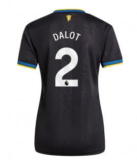 Günstige Manchester United Diogo Dalot #2 3rd trikot Damen 2025-26 Kurzarm